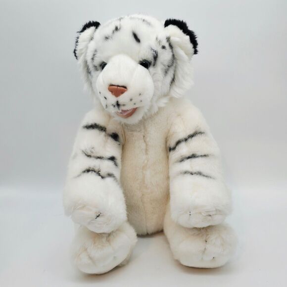 Build a Bear White Tiger Plush Siberian Tiger - Picture 1 of 9
